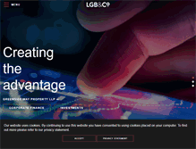 Tablet Screenshot of lgbco.com